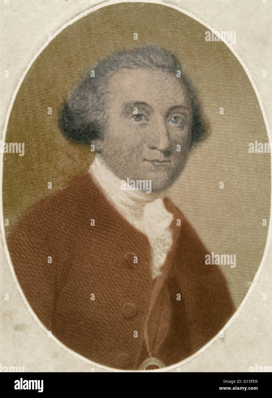 William Whitehead (1715-1785) fu un poeta inglese e drammaturgo. Egli divenne poeta laureato in 1757 dopo Thomas Gray ha rifiutato la posizione. Foto Stock