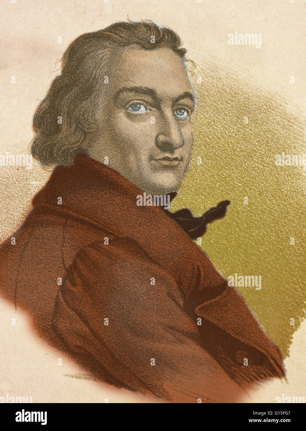 Claude-Louis Berthollet (1748-1822), francese medico e farmacia. Berthollet laureato in medicina, ma dal 1780 il suo lavoro nella nuova scienza della chimica ha portato alla sua ammissione all'Accademia francese delle scienze. Berthollet sostenuto le teorie di Lavoisier, Foto Stock