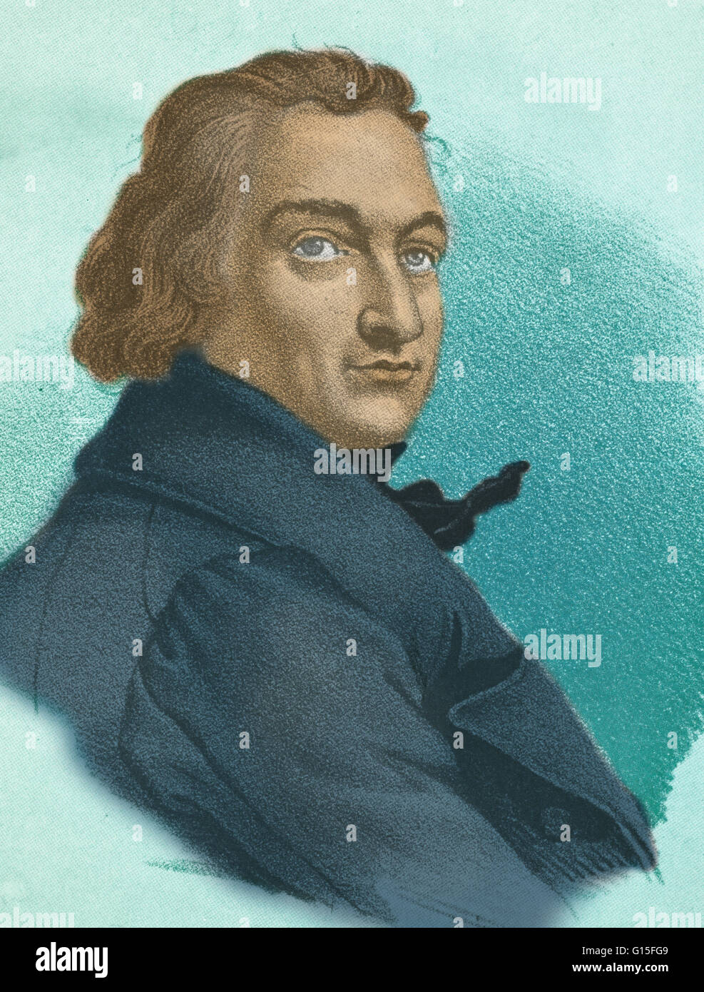 Claude-Louis Berthollet (1748-1822), francese medico e farmacia. Berthollet laureato in medicina, ma dal 1780 il suo lavoro nella nuova scienza della chimica ha portato alla sua ammissione all'Accademia francese delle scienze. Berthollet sostenuto le teorie di Lavoisier, Foto Stock