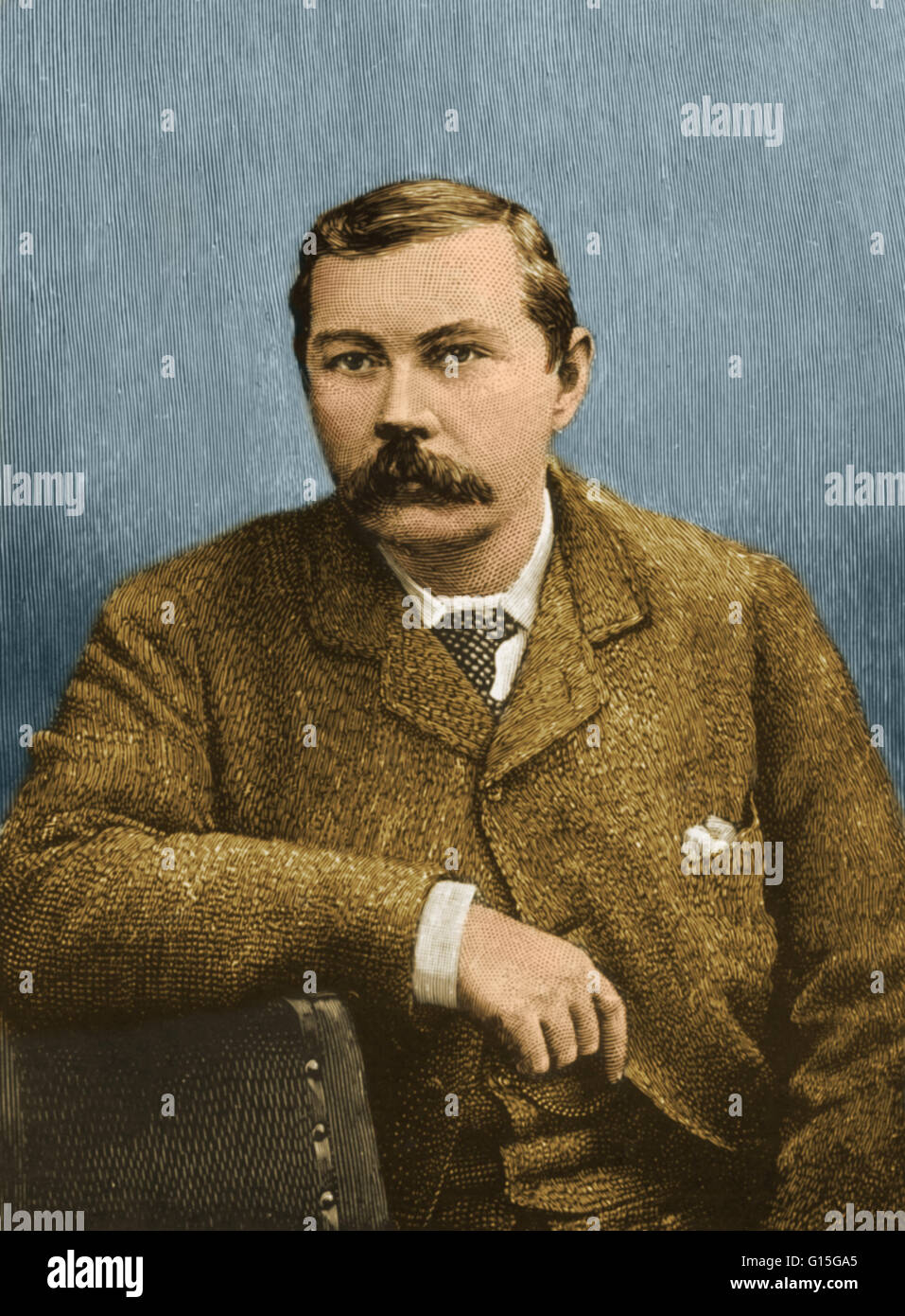 Ignazio di Arthur Conan Doyle (1859-1930) era un scozzese dal medico e scrittore, più noto per le sue storie circa il detective Sherlock Holmes, considerato una pietra miliare nel campo della criminalità fiction e per le avventure del Professor Challenger. Egli è stato un pro Foto Stock