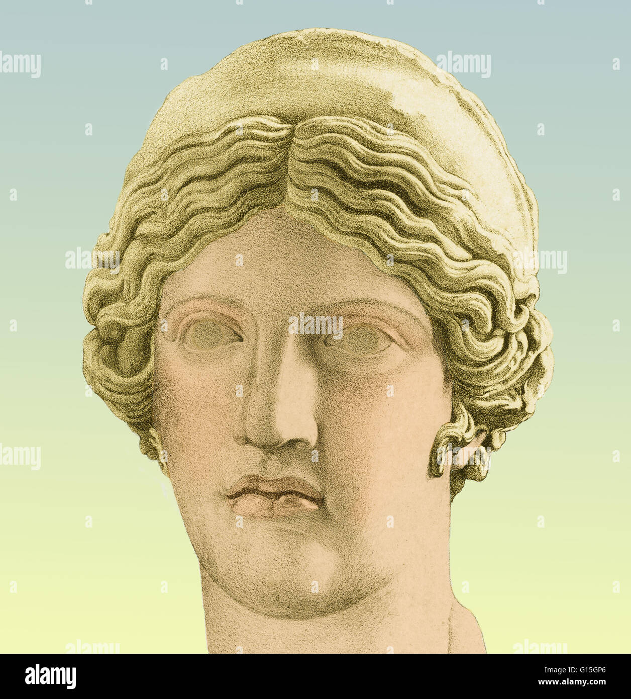 Hera, antica dea greca delle donne e del matrimonio. Il suo omologo di Juno era nella mitologia romana. Foto Stock