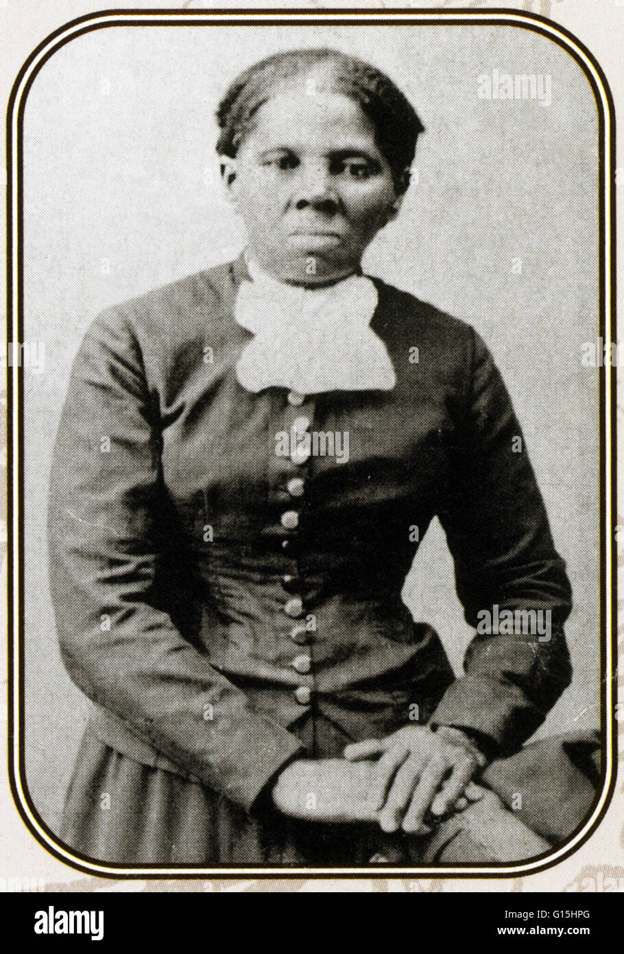 Harriet Tubman (1820-1913), un afro-americano di verità, umanitari e unione di spy durante la Guerra Civile Americana. Ella fuggì dalla schiavitù e ha contribuito a liberare gli altri schiavi tramite una rete di case sicure conosciuta come la ferrovia sotterranea. Foto Stock