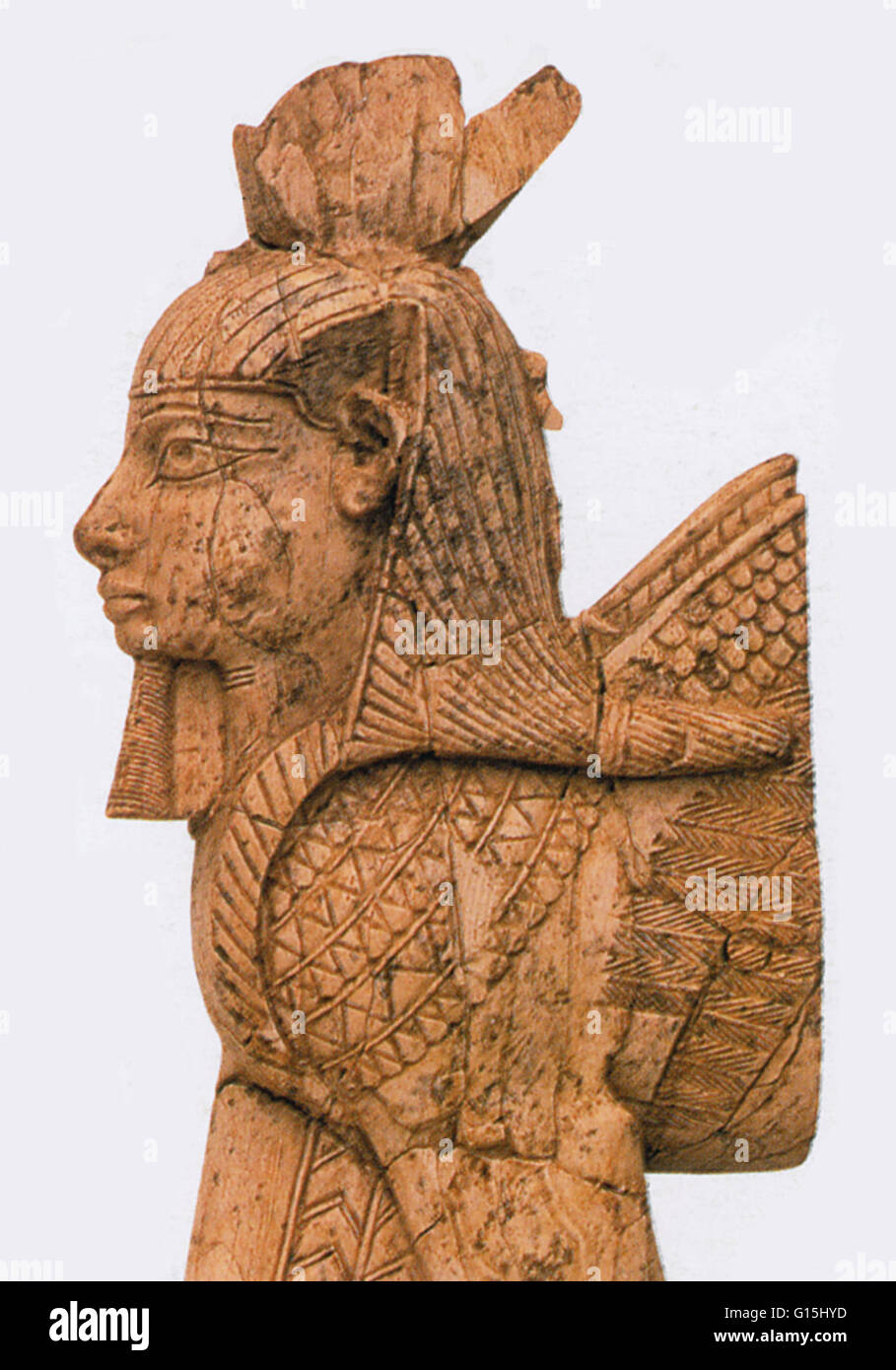 Sphinx-come custode dell'antica Mesopotamia. Foto Stock