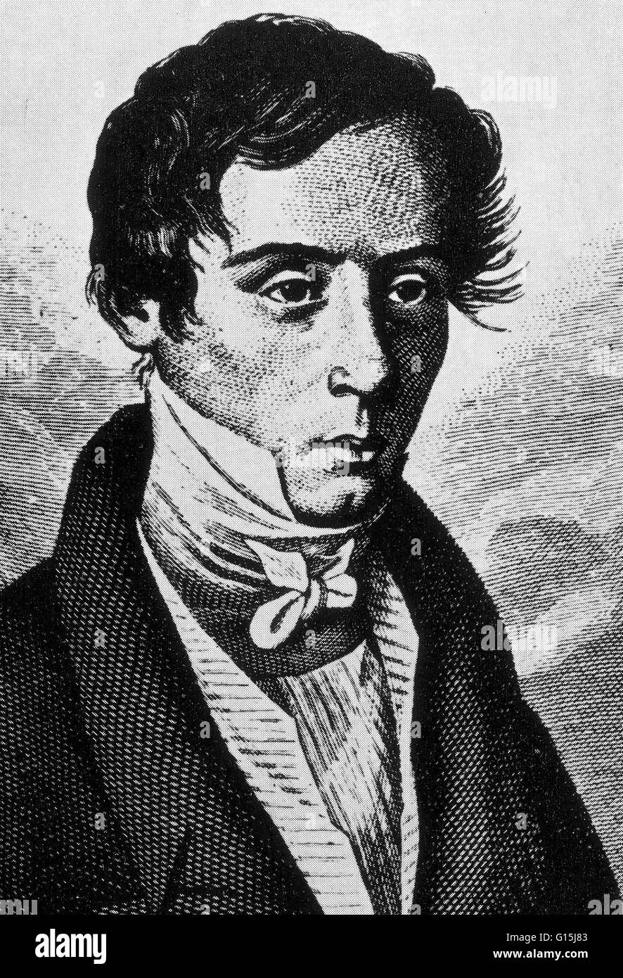 Augustin-Jean Fresnel (1788-1827), era un ingegnere francese che hanno contribuito in modo significativo alla creazione della teoria dell'onda ottica. Lente di Fresnel ha studiato il comportamento della luce sia teoricamente che sperimentalmente. Egli è forse più noto come inventore Foto Stock