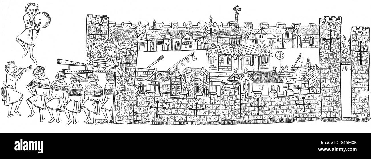 Costantinopoli fu la capitale dell'Impero Romano d'Oriente, il latino e l'Impero Ottomano. Essa è stata fondata in ANNUNCIO 330, all antica Bisanzio come la nuova capitale dell' Impero Romano da Costantino I. La città era la più grande e la più ricca città europea di Foto Stock