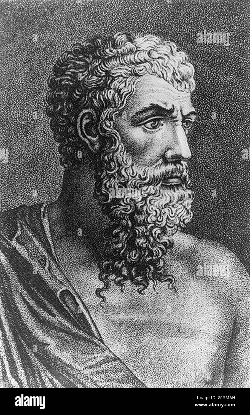 Aristophanes (446 A.C. - 386 a.C.) era un drammaturgo comico di Atene antica. Undici delle sue 40 riproduce sopravvivere praticamente completa. Questi, insieme con frammenti di alcuni dei suoi altri giochi, fornire il solo esempi reali di un genere di dramma comico noto come il vecchio co Foto Stock