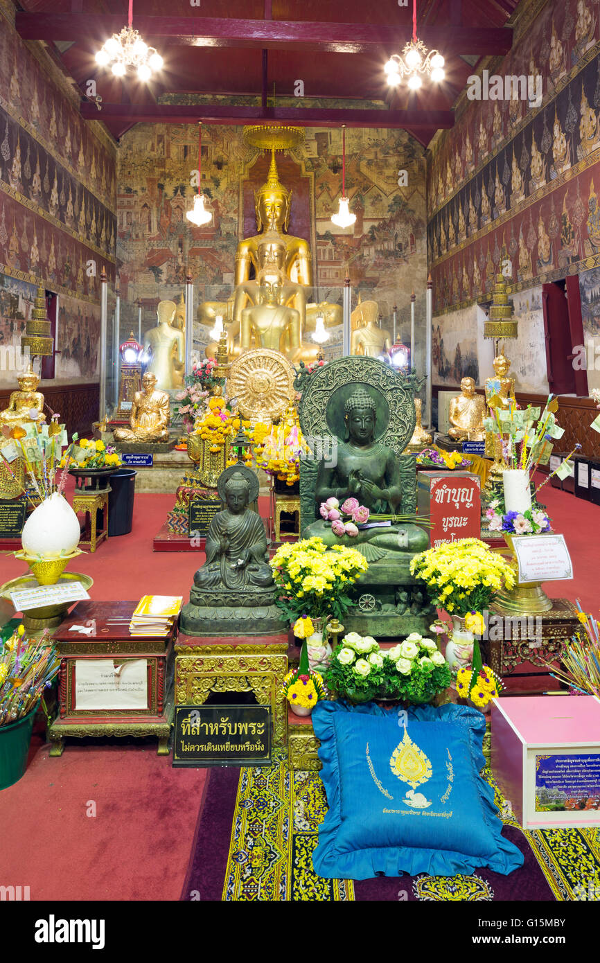 Tempio Matathat, Petburi Città, Petchaburi, Thailandia, Sud-est asiatico, in Asia Foto Stock