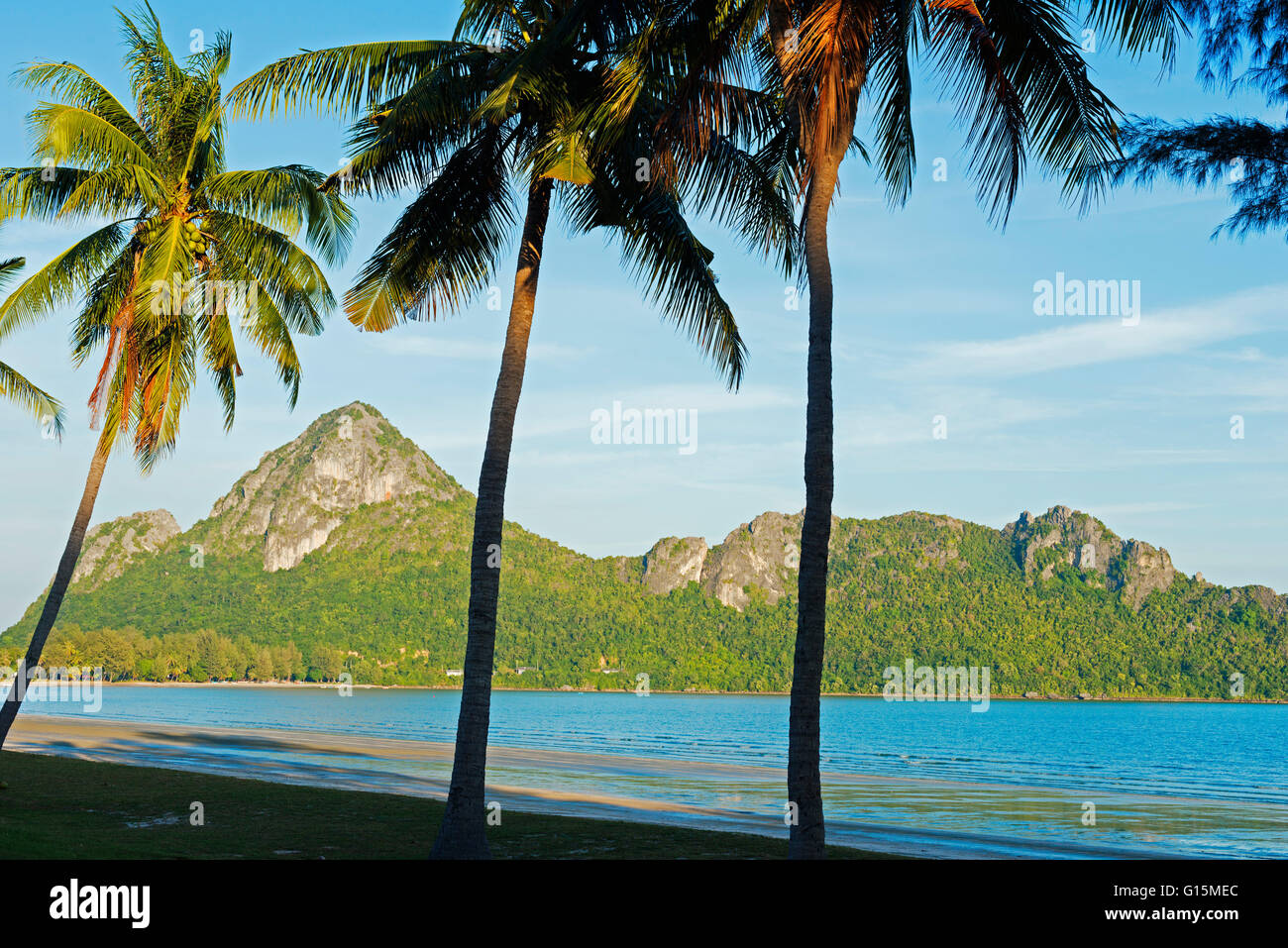 Ao Manao beach, Prachuap Kiri Khan, Thailandia, Sud-est asiatico, in Asia Foto Stock