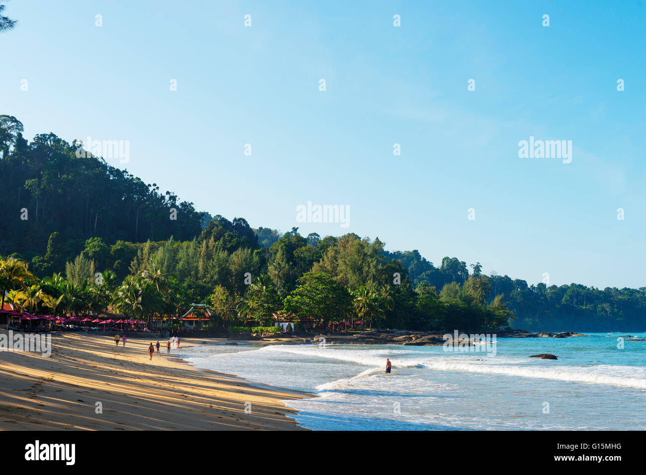 Khao Lak beach, Phang Nga, Thailandia, Sud-est asiatico, in Asia Foto Stock