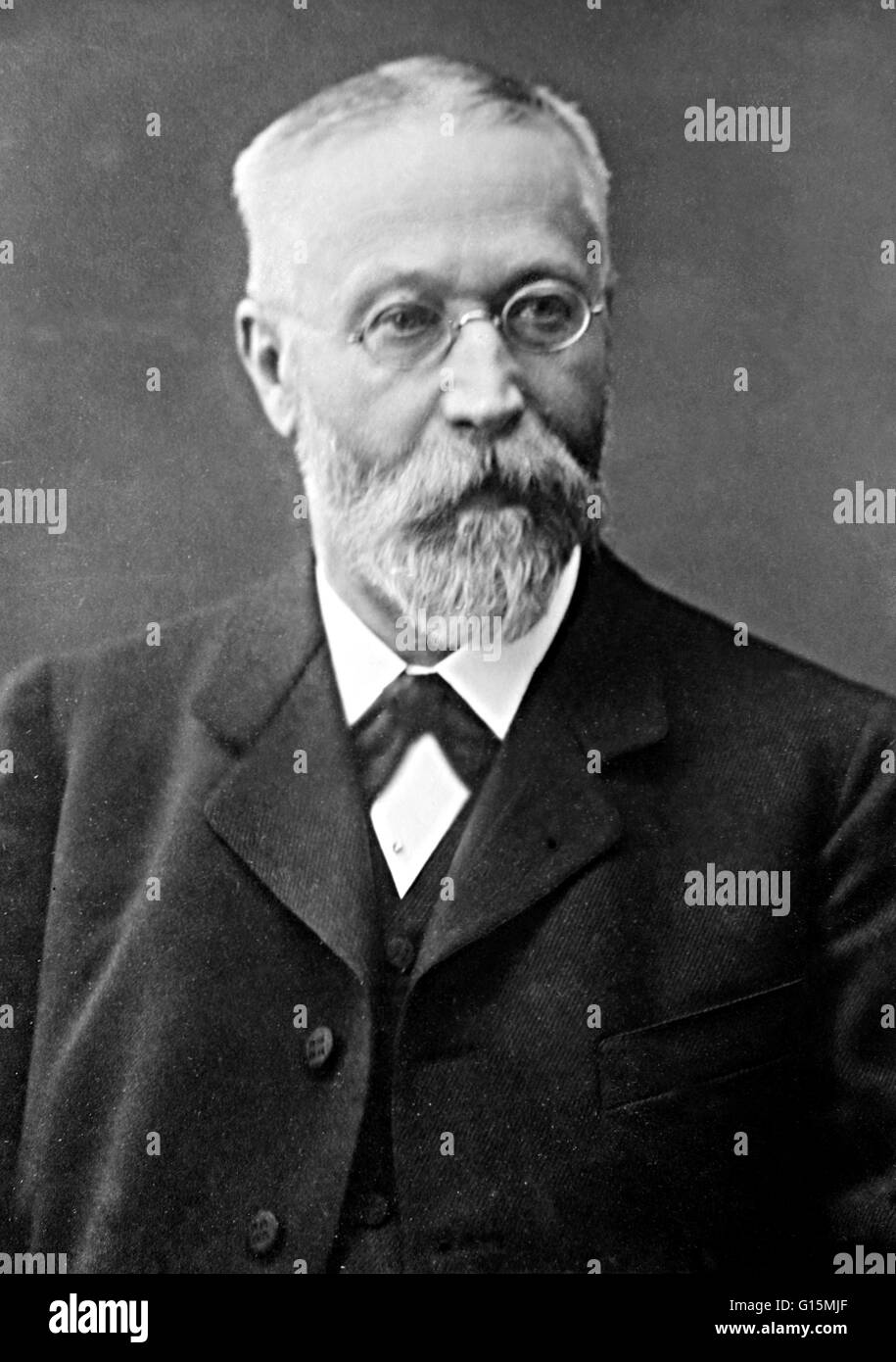Karl Ferdinand Braun (Giugno 6, 1850 - 20 Aprile 1918) era un inventore tedesco, Fisico e premio Nobel per la fisica. Braun ha contribuito in modo significativo allo sviluppo della radio e della televisione di tecnologia. In 1897 ha costruito il primo tubo a raggi catodici (CR Foto Stock
