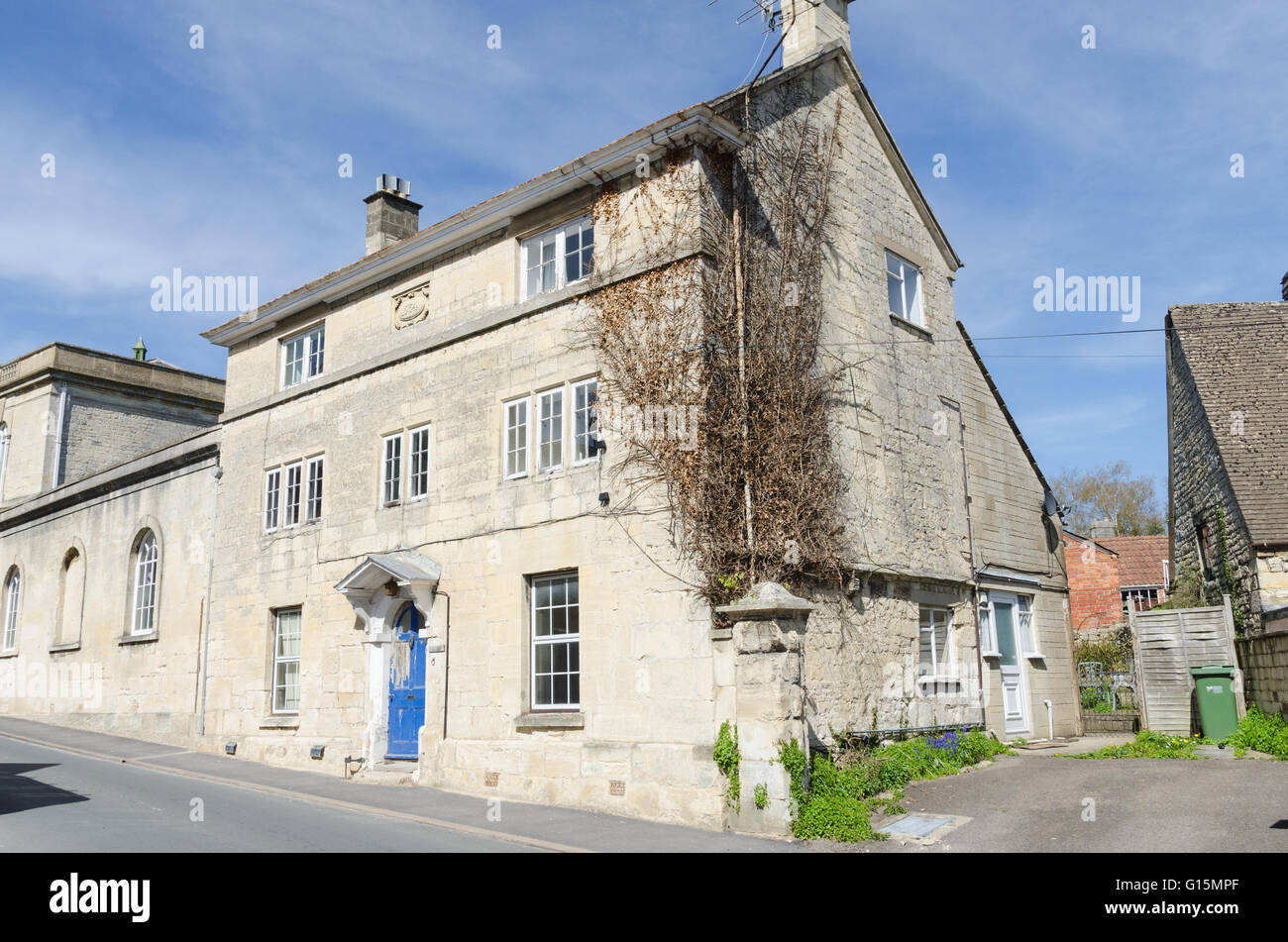 Grande tradizionale Cotswold stone house in Painswick, Gloucestershire Foto Stock