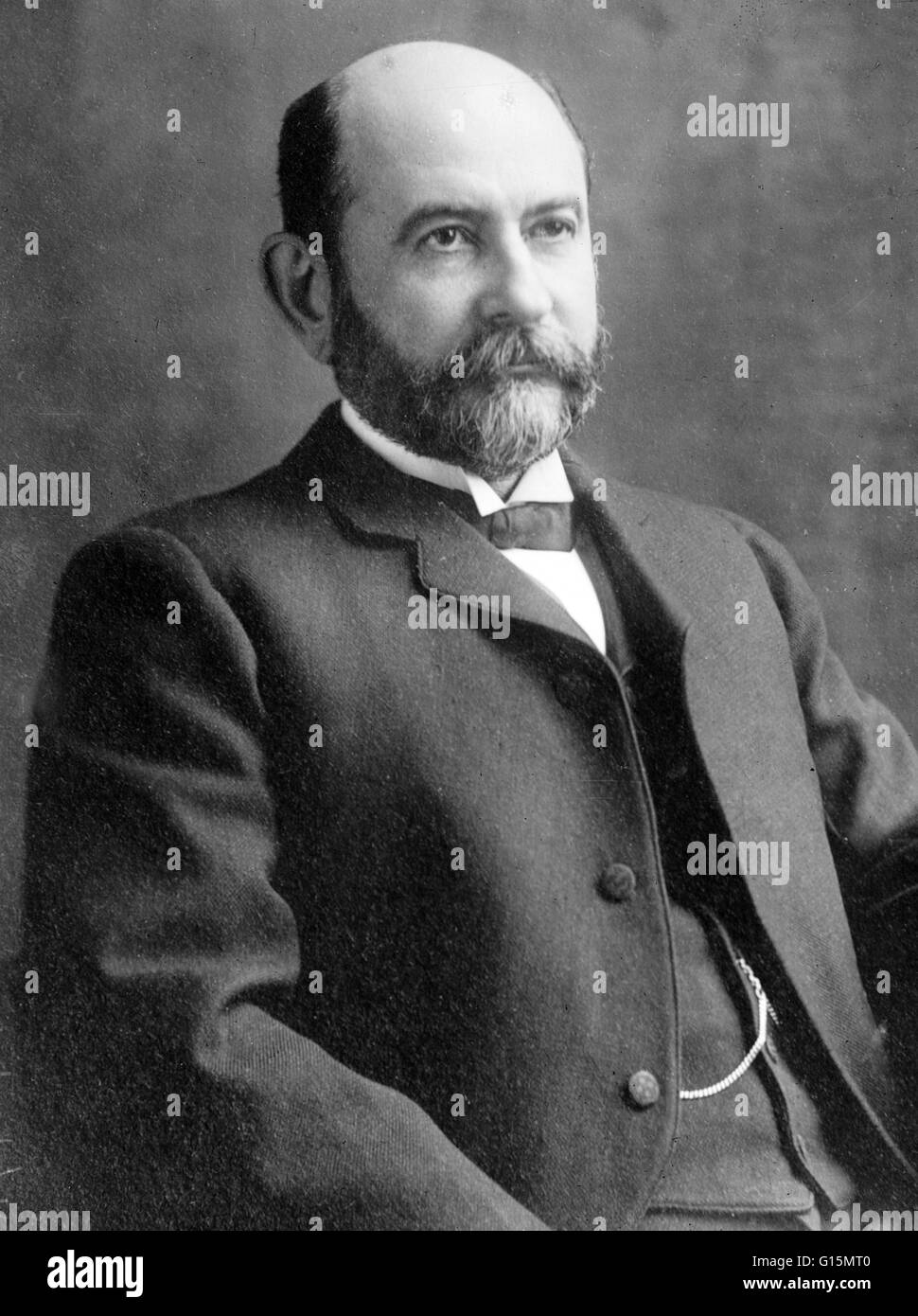 William Tempio Hornaday (1 dicembre 1854 - 6 Marzo 1937) era un americano dello zoologo, agente immobiliare, conservatore, autore, poeta e compositore. Egli ha rivoluzionato il museo espone visualizzando la fauna selvatica nel suo ambiente naturale. Nel 1882 è stato nominato Chief Foto Stock