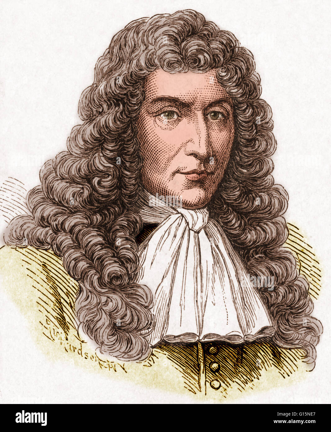 Denis Papin (Agosto 22, 1647 - 1712) fu un fisico francese, matematico e inventore. Egli ha visitato per la prima volta a Londra nel 1675, e ha lavorato con Robert Boyle dal 1676 al 1679, la pubblicazione di un conto del suo lavoro in continuazione di nuovi esperimenti (1680). Durante t Foto Stock