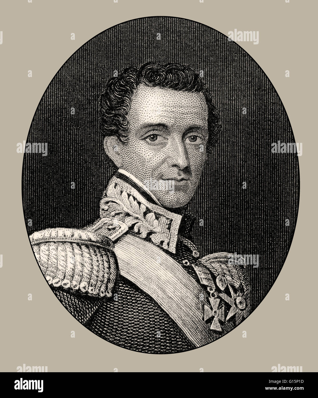 Il tenente generale Sir Henry George Wakelyn Smith o Sir Harry Smith, 1787-1860, comandante dell'Esercito britannico Foto Stock