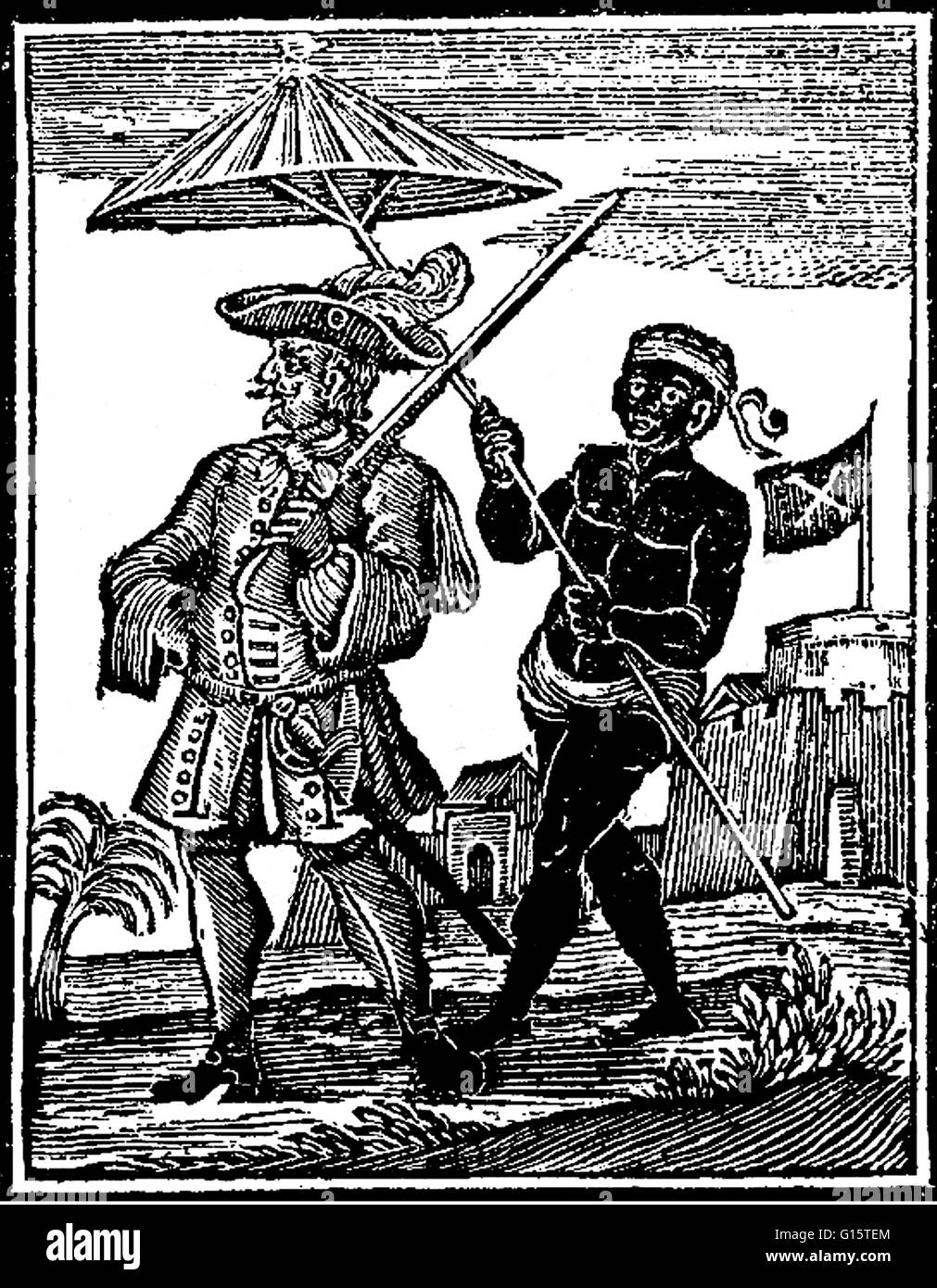 Henry ogni (Agosto 23, 1659 - dopo il 1696) era un pirata inglese che gestiva negli oceani Atlantico e Indiano nel mid-1690s. Egli è stato uno dei pochi grandi capitani pirata al ritiro con il suo bottino senza essere arrestate o uccise in battaglia. Egli è stato uno dei Foto Stock