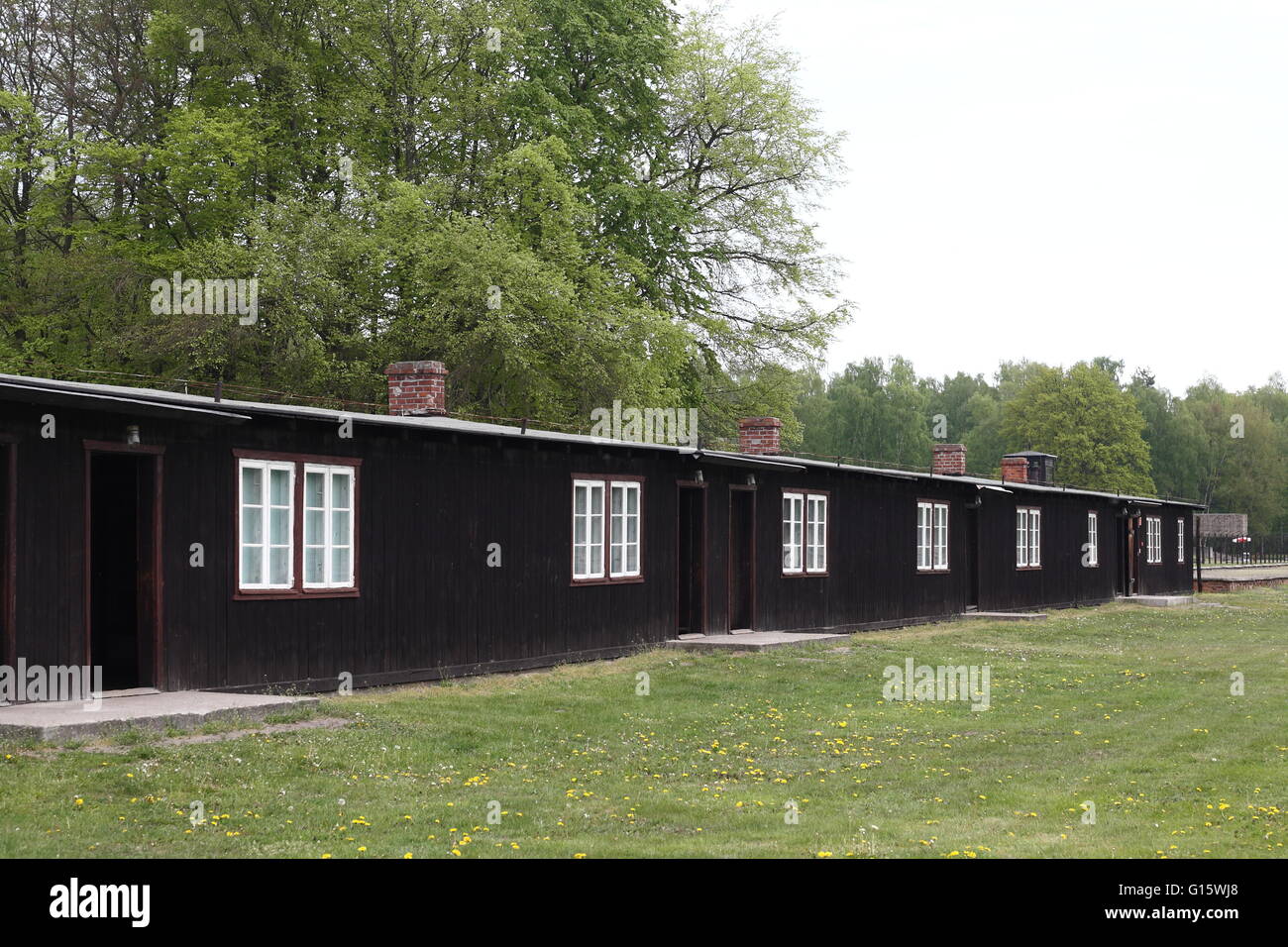 Sztutowo, Polonia 9th, maggio 2016 le persone che frequentano il 71esimo anniversario della liberazione della Germania nazista del campo di concentramento, KL Stutthof in Sztutowo. Il giorno che commemora l'esercito sovietico per la liberazione del campo di concentramento nazista, Stutthof. Credito: Michal Fludra/Alamy Live News Foto Stock