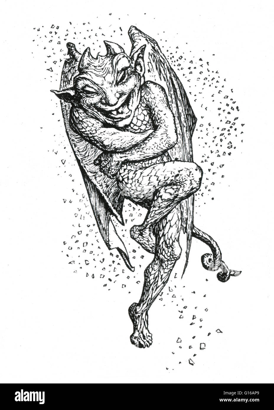 Hobgoblin è un termine tipicamente applicate nelle favole per descrivere un cordiale ma fastidiosi creatura della Corte Seelie (originari della pianura folklore scozzese per indicare buone fate). Hobgoblins sono piccole, hairy piccoli uomini che, come la loro stretta relativi Foto Stock