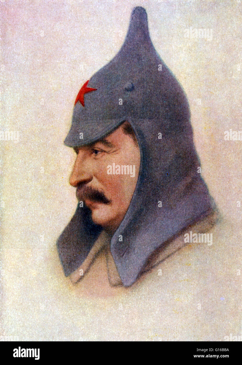 Joseph Vissarionovich Stalin (18 dicembre 1878 - 5 Marzo 1953) era il premier dell'Unione Sovietica da 1941 a 1953. Egli è stato tra i rivoluzionari bolscevichi che ha portato alla Rivoluzione di Ottobre in Russia nel 1917 e successivamente ha tenuto la posizione di GE Foto Stock