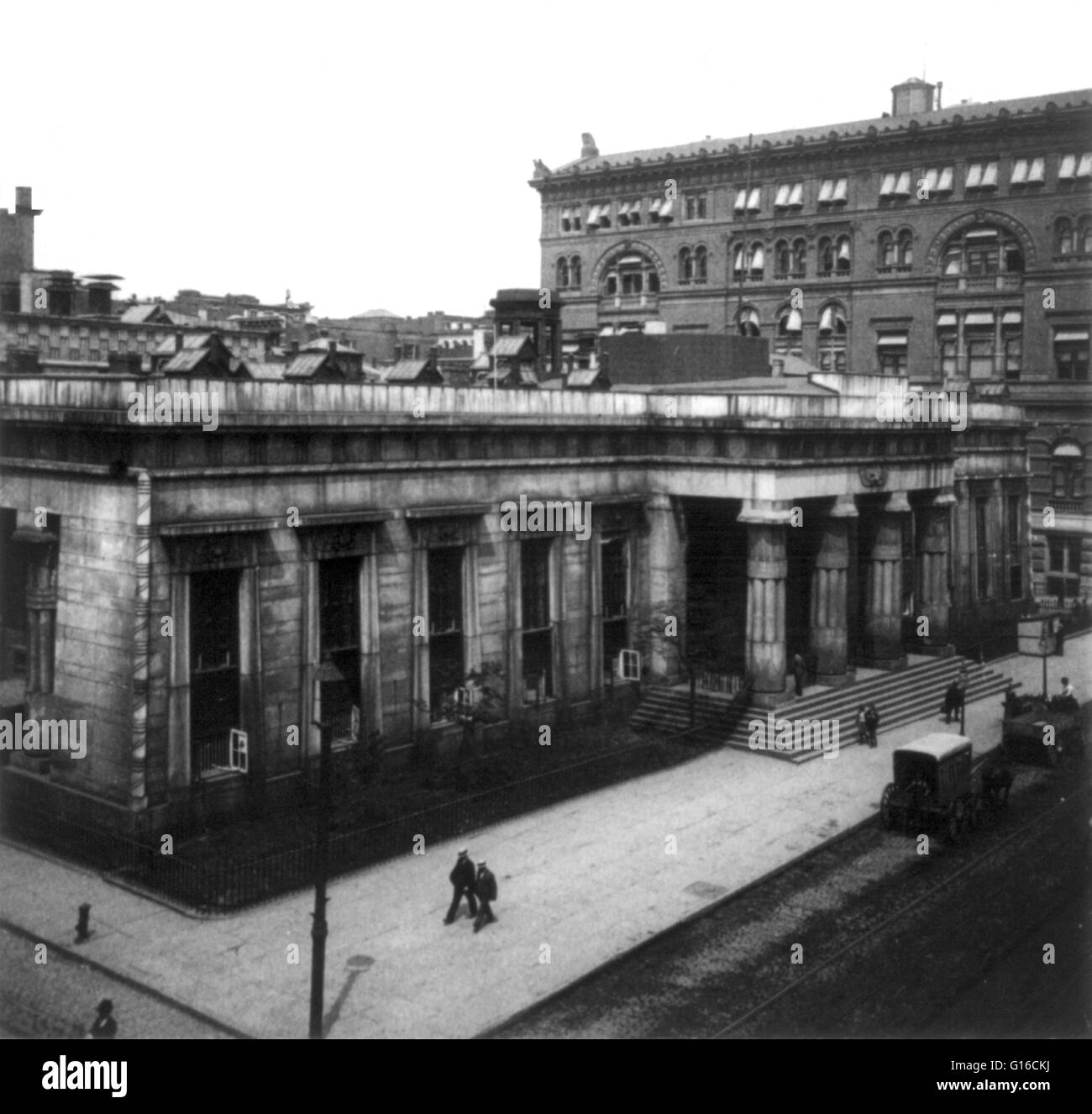 Le tombe è il nome colloquiale per la Manhattan complesso di detenzione di un carcere municipale in Manhattan inferiore a 125 White Street, come pure il soprannome per tre precedente città-eseguire prigioni nell'ex cinque punti quartiere di Lower Manhattan. L'originale Foto Stock