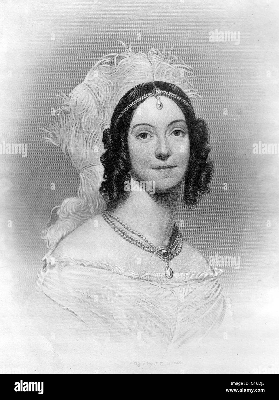 Sarah Angelica Singleton Van Buren, née Singleton (13 febbraio 1818 - 29 dicembre 1877), è stata la nuora dell ottavo Presidente degli Stati Uniti Martin Van Buren. È stata sposata al presidente il figlio di Abramo Van Buren. Ella ha assunto il post di abeti Foto Stock