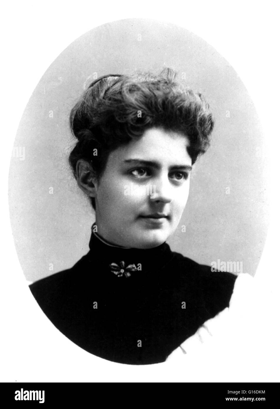 Francesca Clara Folsom Cleveland Preston (Luglio 21, 1864 - Ottobre 29, 1947) è stata la moglie di U.S. Presidente Grover Cleveland e il 23 e 25 First Lady degli Stati Uniti dal 1886 al 1889 e di nuovo dal 1893 al 1897. Frances Folsom, 21 anni, sposato Foto Stock