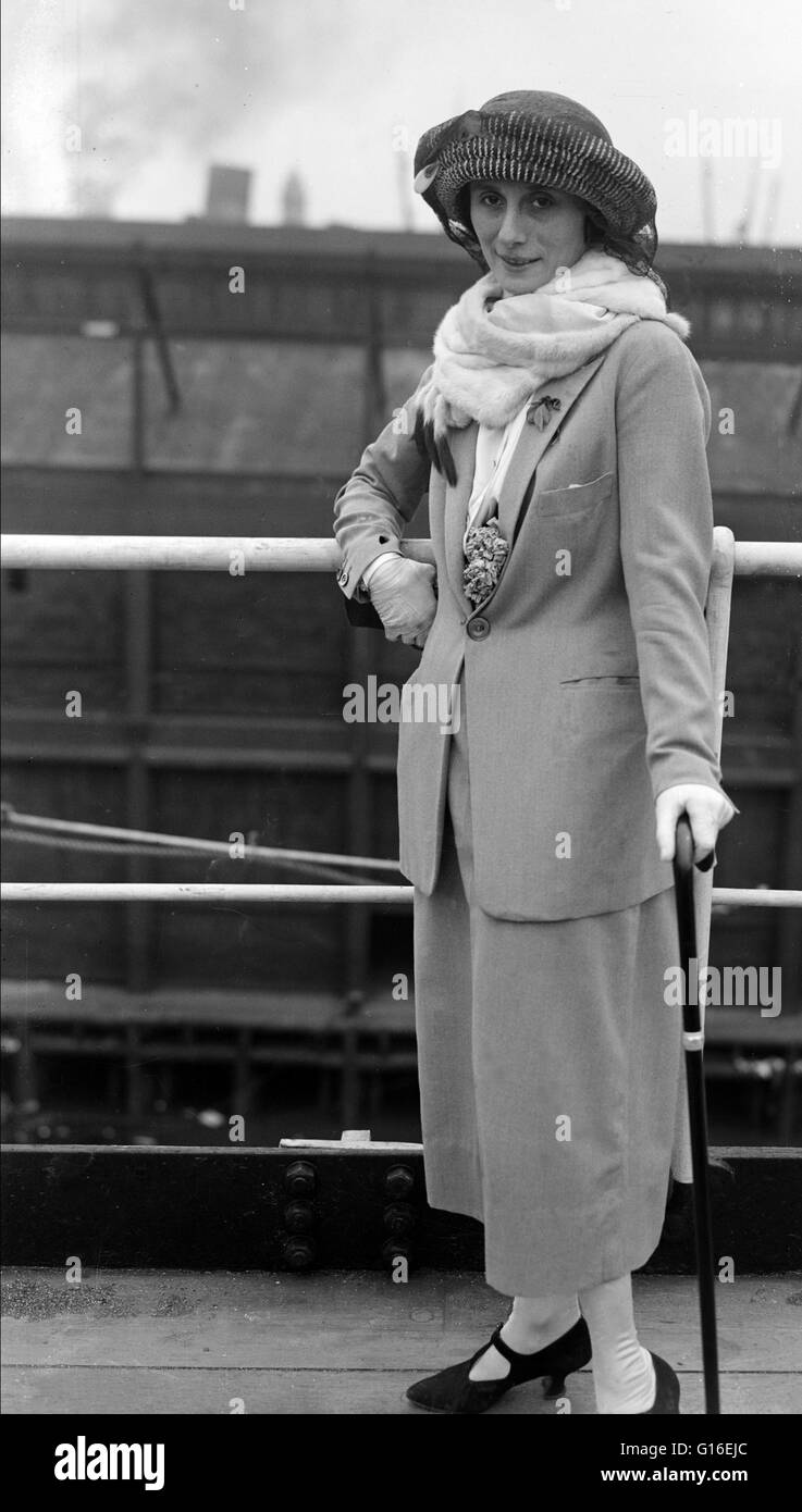 Anna Pàvlovna (Matveyevna) Pavlova (Febbraio 12, 1881 - 23 gennaio 1931) era un russo prima ballerina della fine del XIX secolo e i primi del novecento. Lei era un artista principale del Balletto Imperiale Russo e i Ballets Russes di Sergej Diaghilev. Pa Foto Stock