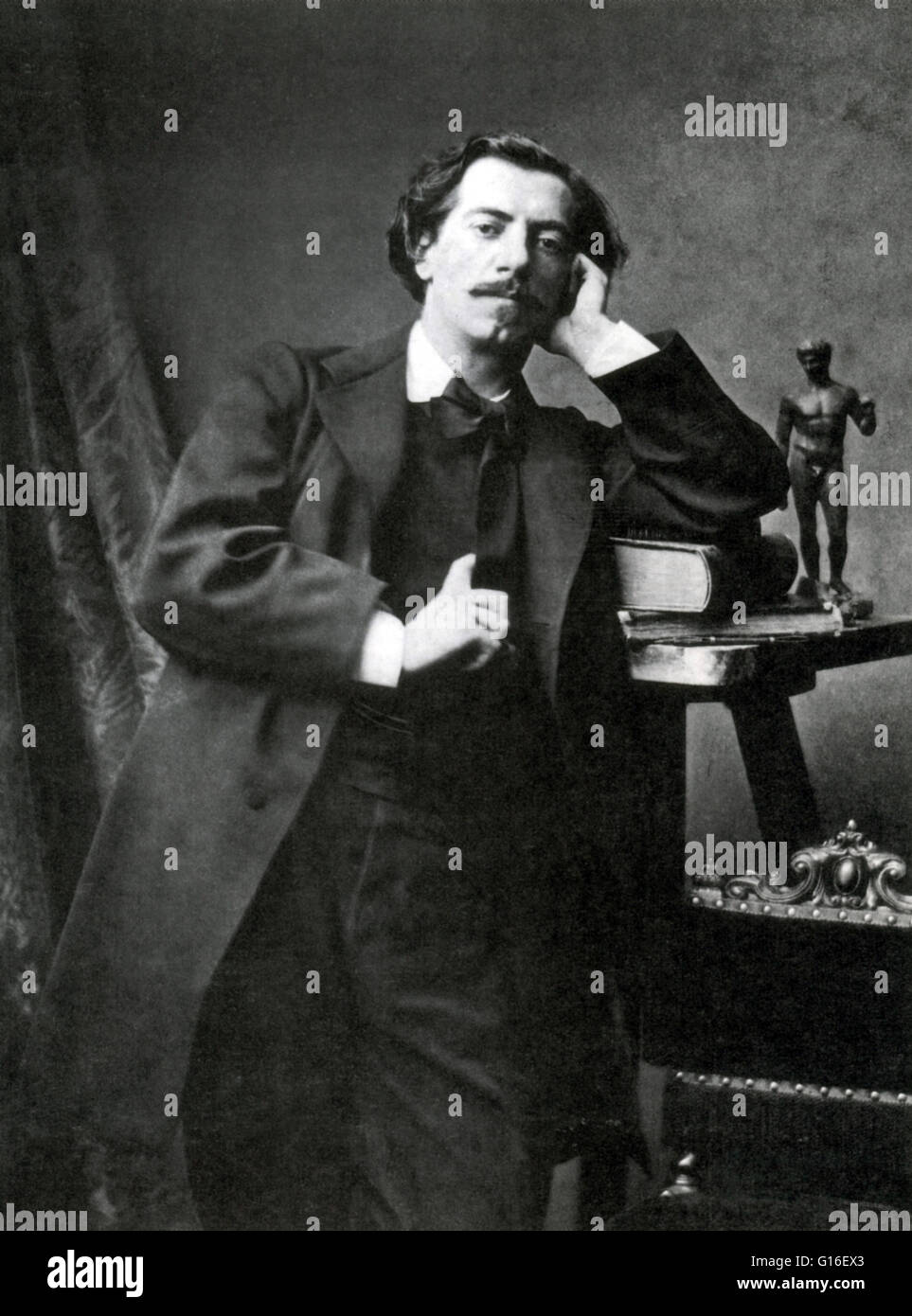 Frédéric Auguste Bartholdi (agosto 2, 1834 - Ottobre 4, 1904) è stato uno scultore francese. Ha frequentato il Lycee Louis-le-Grand di Parigi e ha ricevuto un BA in 1852. Egli ha poi è andato a studiare architettura presso la École Nationale Supérieure des Beaux-Arts nonché una Foto Stock