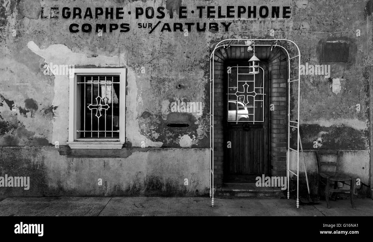 Ufficio postale in Comps sur Artuby (Francia) Foto Stock
