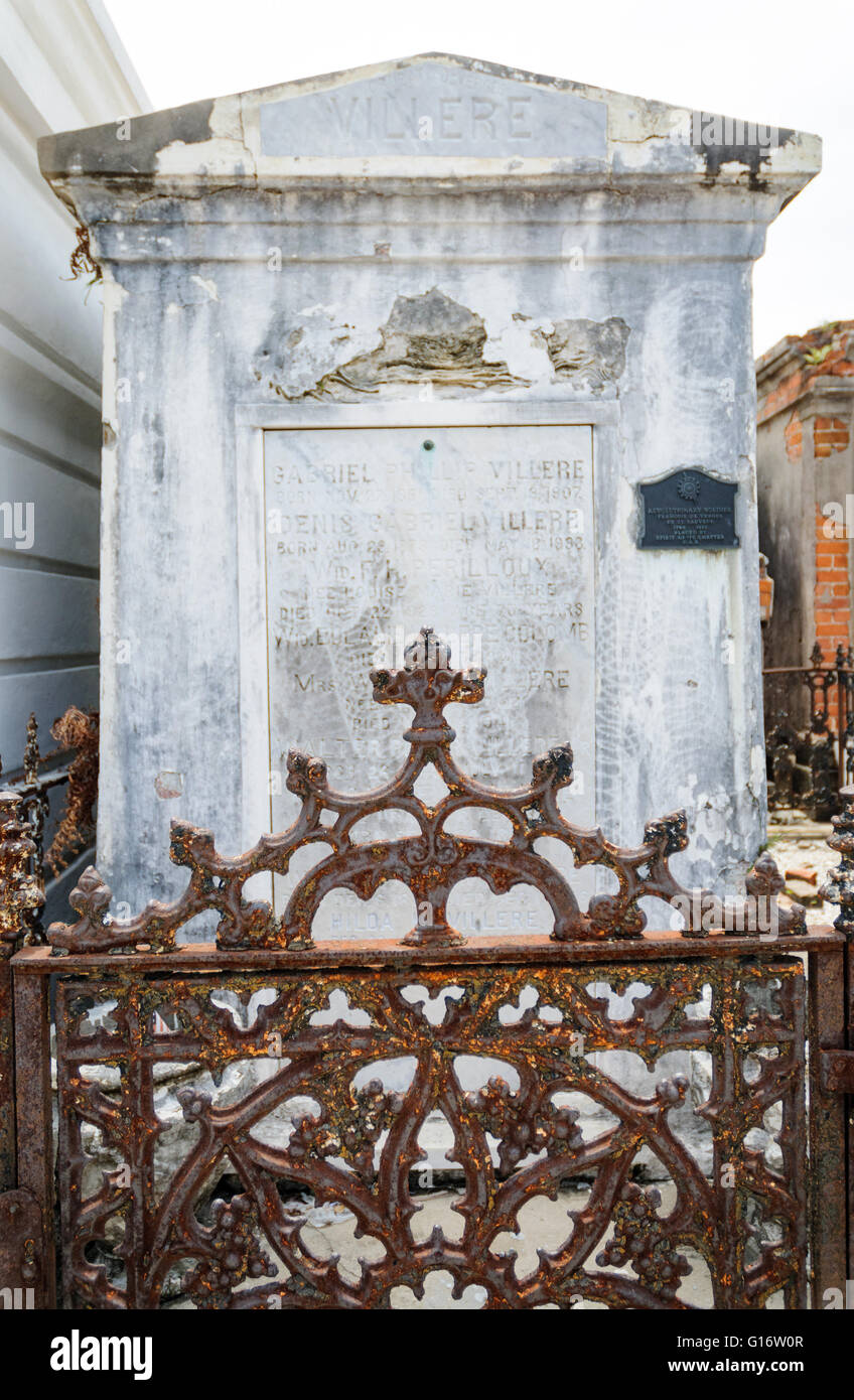 Saint Louis cimitero #1 Foto Stock