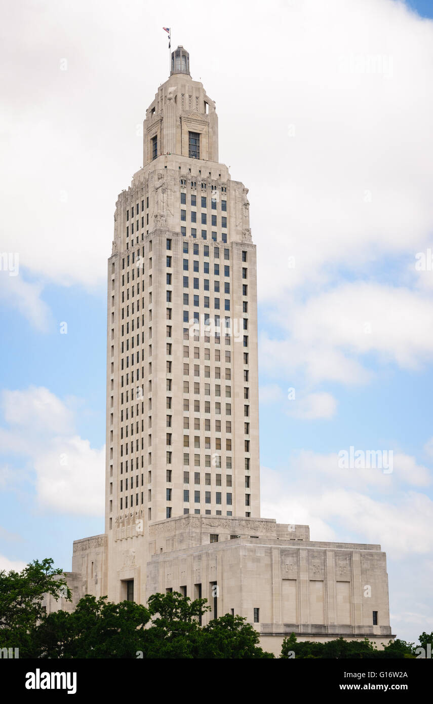 La Louisiana State Capitol Foto Stock