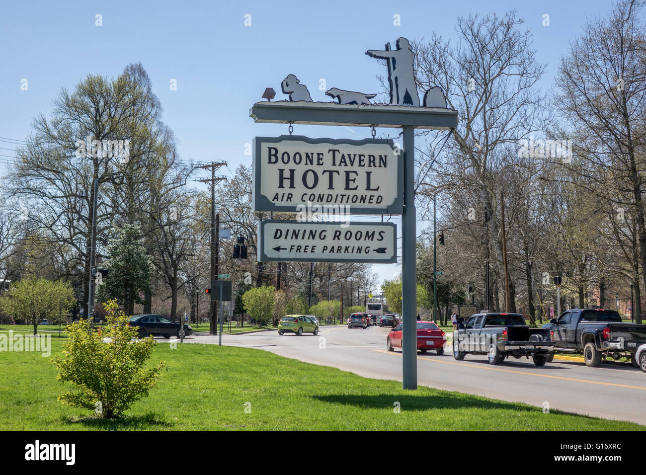 Il Boone Tavern Hotel and Restaurant firma a Berea Kentucky, membro della Historic Hotels of America, foto di scorta Foto Stock