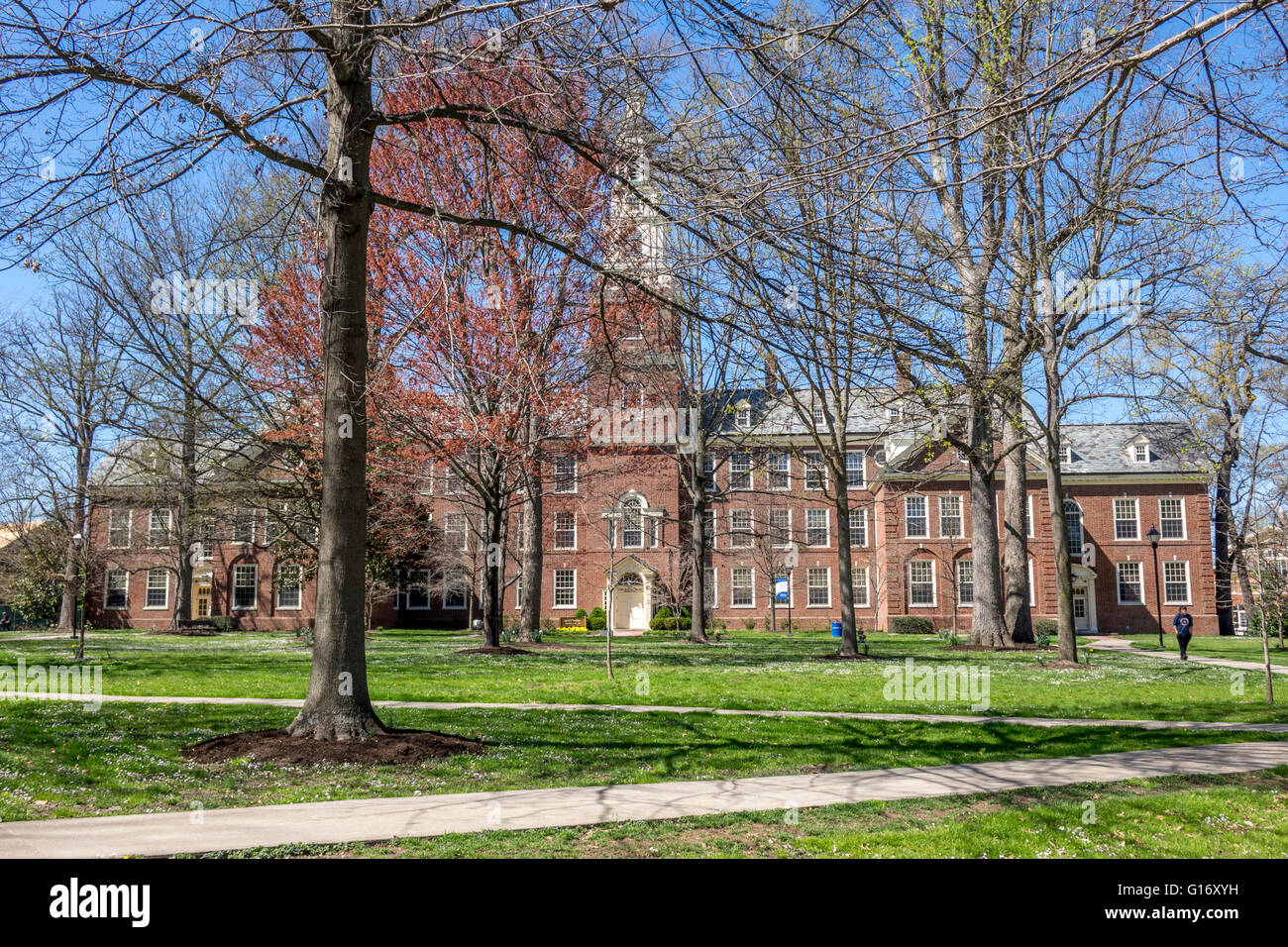 Il Draper Building Exterior sul Berea College Campus di Berea, Kentucky Berea College è Un Liberal Arts Work College, Autumn Fall Weather Foto Stock