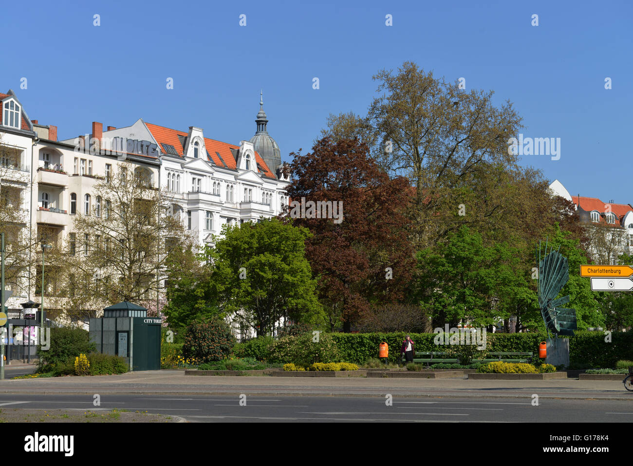Altbauten, Bundesplatz, Wilmersdorf, Berlino, Deutschland Foto Stock