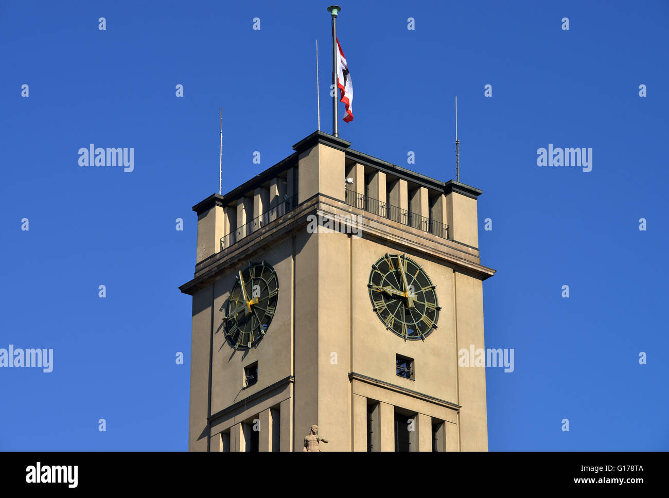 Il Rathaus Schoeneberg, John-F.-Kennedy-Platz, Schoeneberg, Berlino, Deutschland / Schöneberg Foto Stock