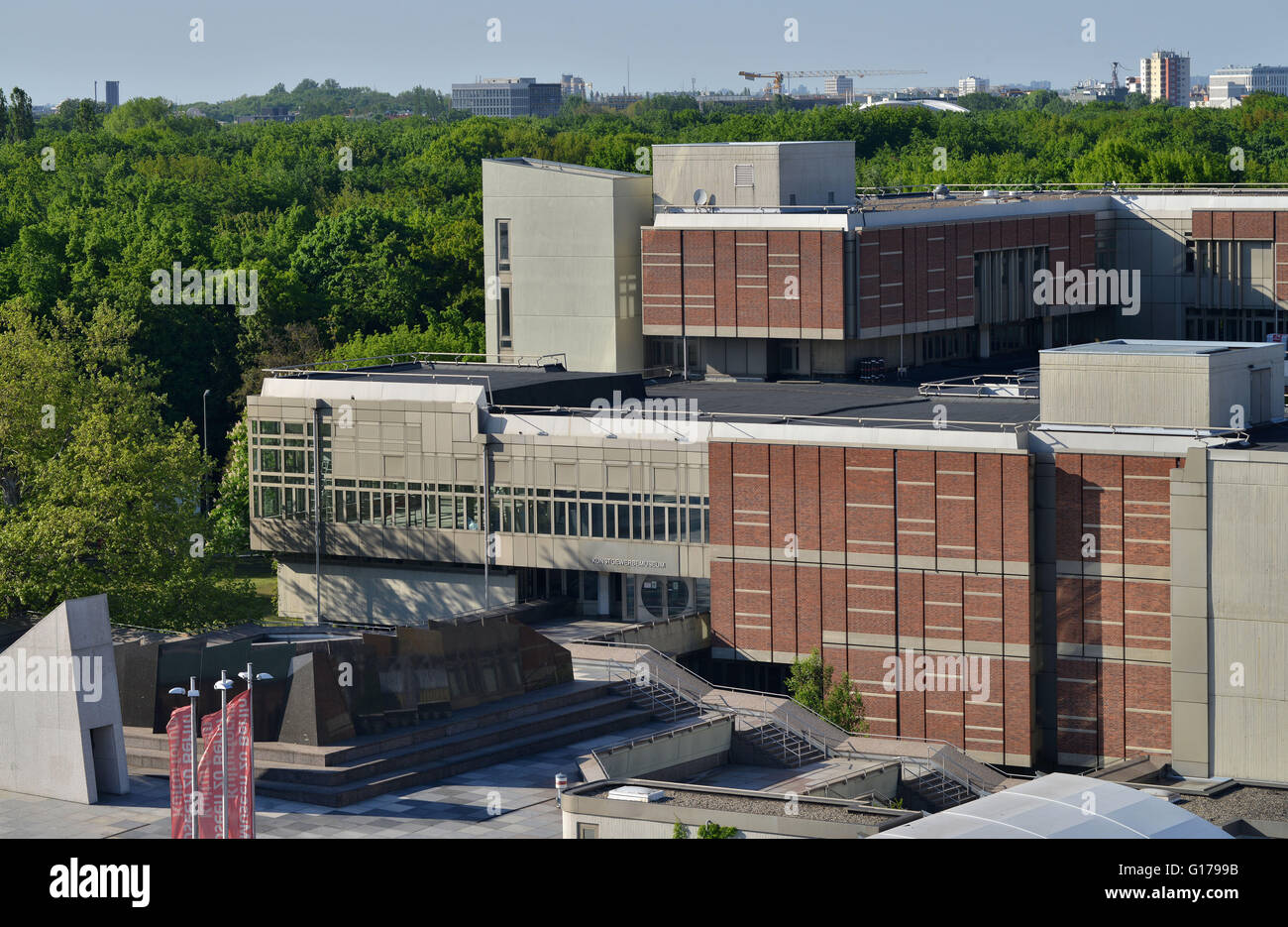 Kunstgewerbemuseum, Kulturforum, Tiergarten di Berlino, Deutschland Foto Stock