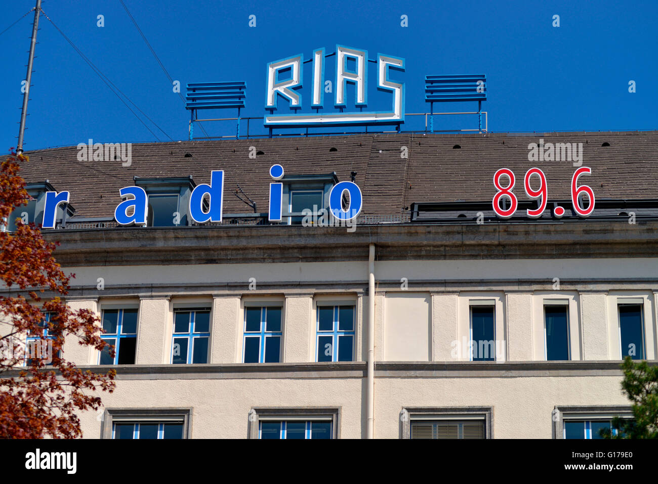 RIAS-Funkhaus, Hans-Rosenthal-Platz, Schoeneberg, Berlino, Deutschland / Schöneberg Foto Stock