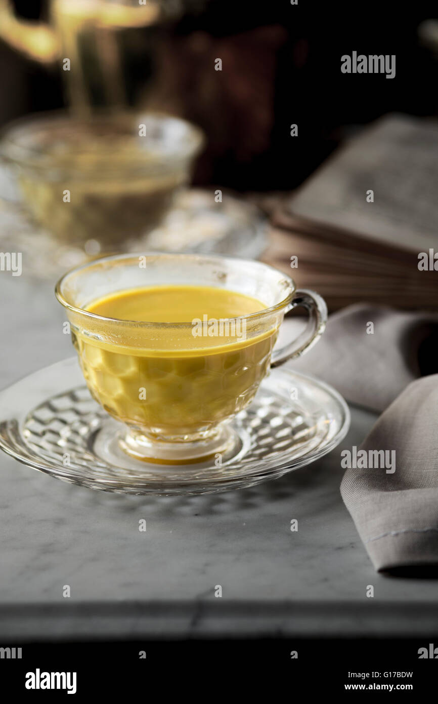 Curcuma latte Foto Stock