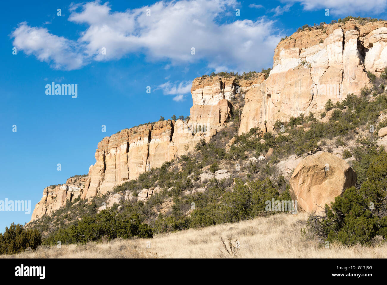 La si restringe, El Malpais monumento nazionale, Nuovo Messico. Foto Stock