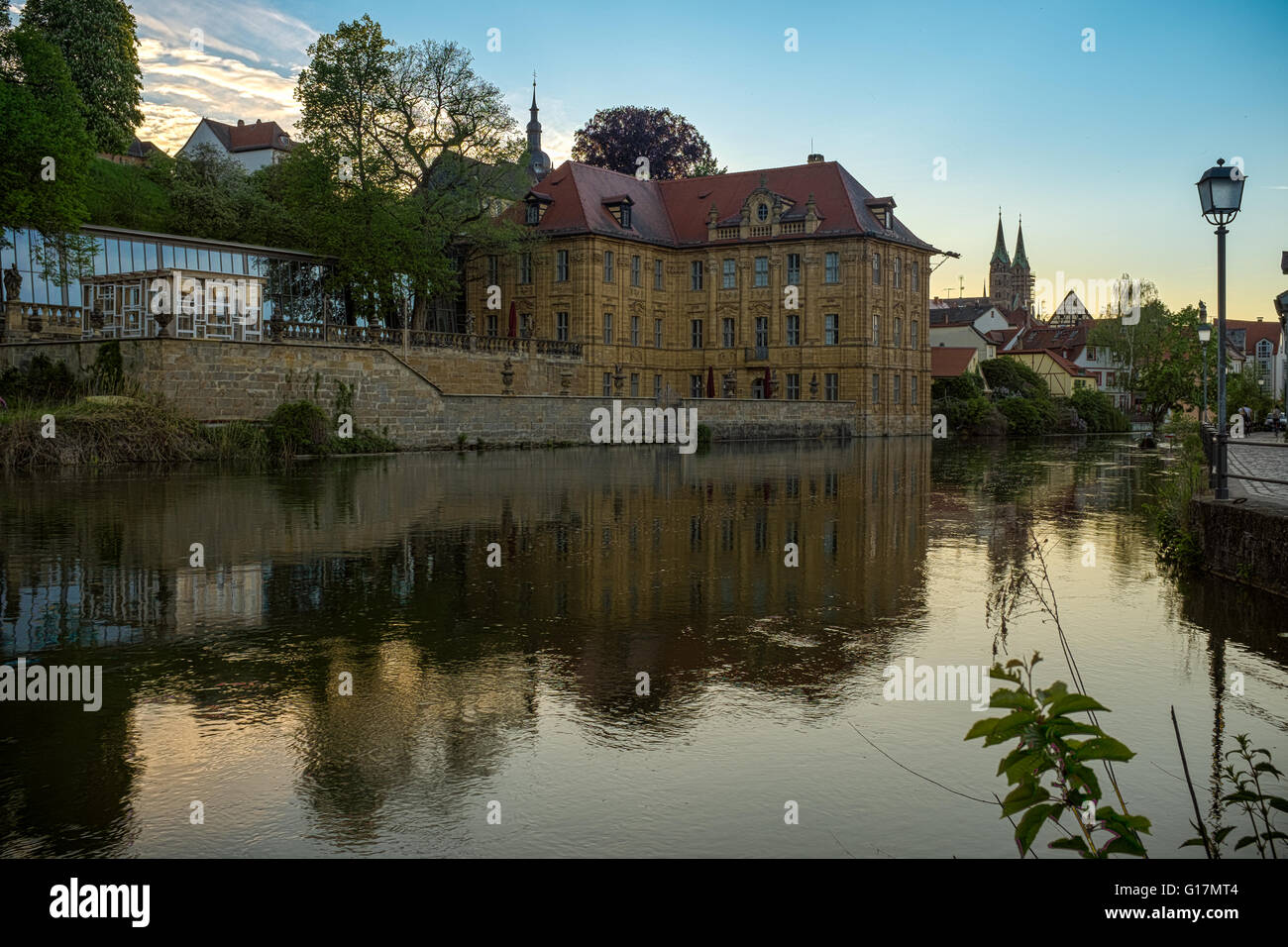 Villa Concordia Künstlerhaus di Bamberg Germania Foto Stock