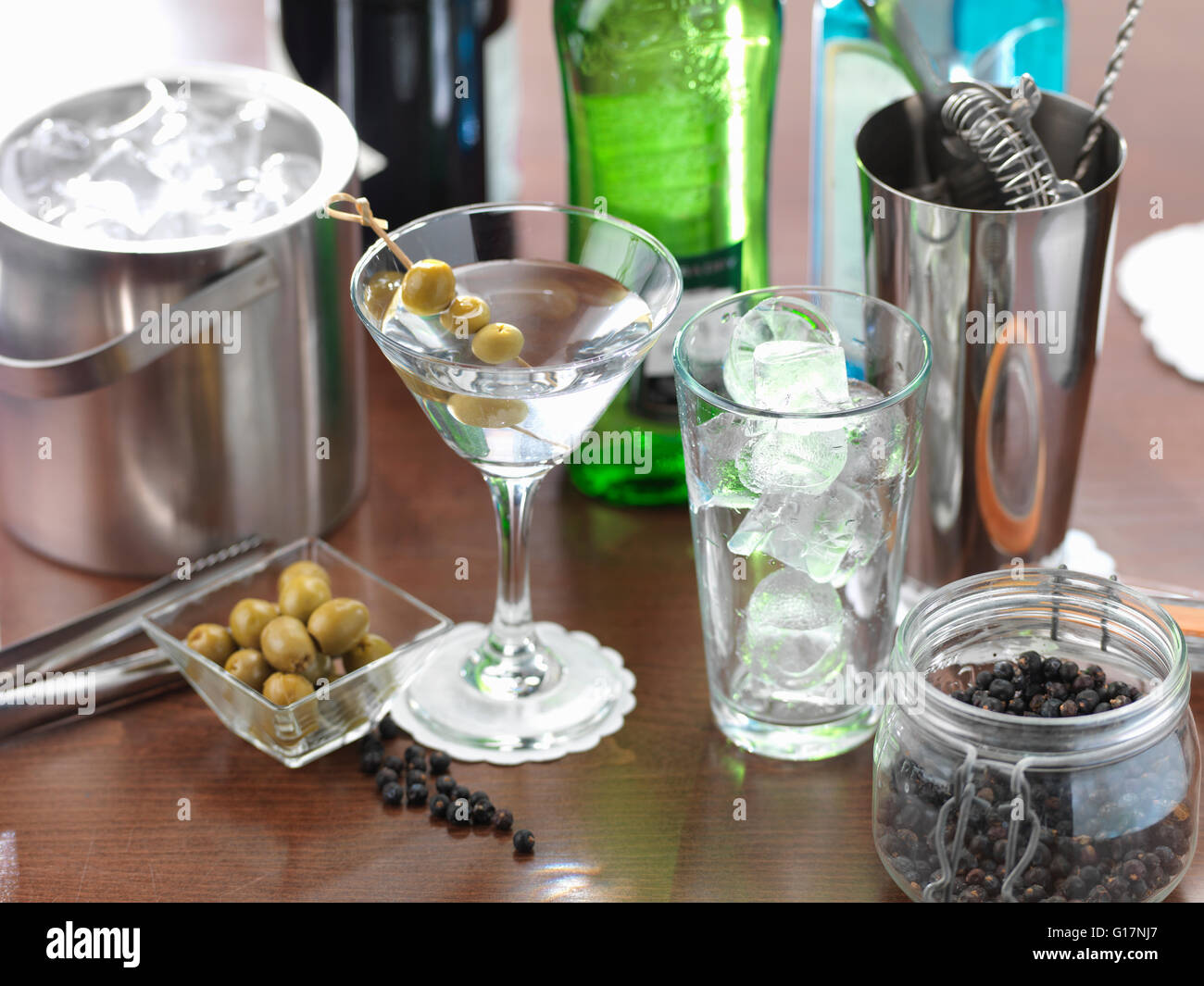 Tradizionale bevanda italiana di Martini italiana Foto Stock