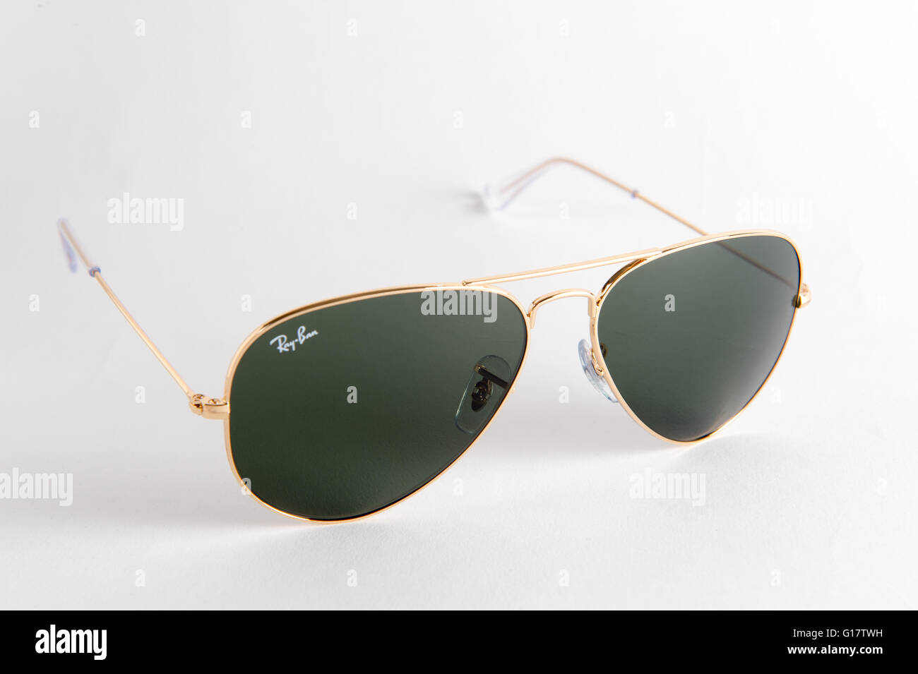 Classic Ray Ban Aviator occhiali da sole Foto Stock