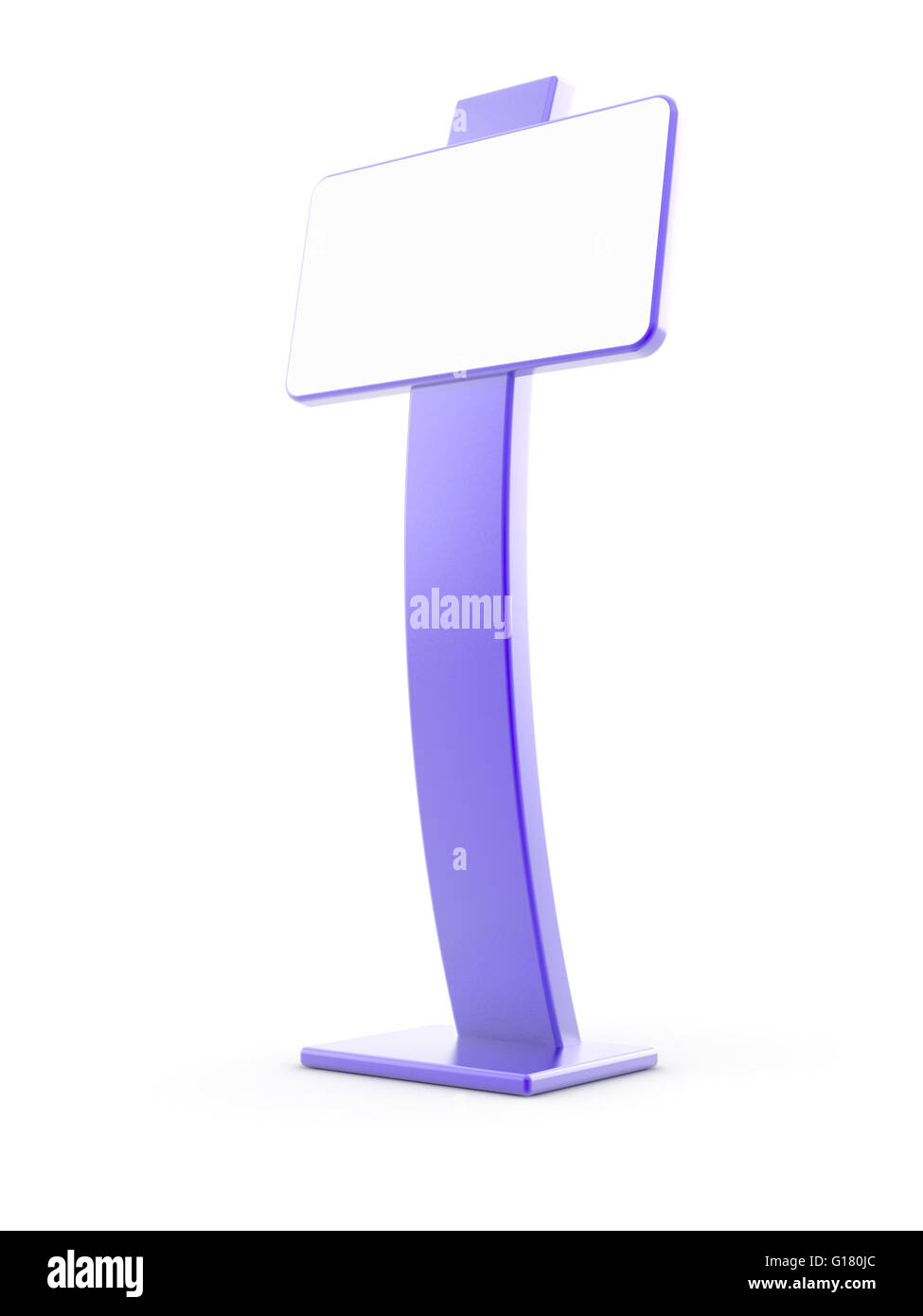 Spazio copia 3d'illustrazione, retail e tecnologia Tema immagine Foto Stock