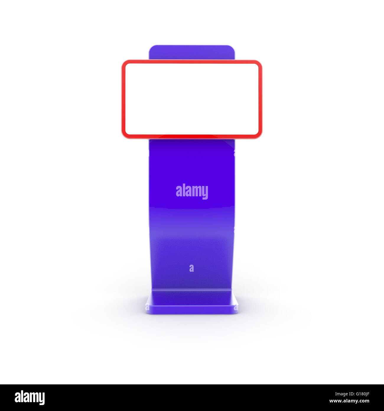 Spazio copia 3d'illustrazione, retail e tecnologia Tema immagine Foto Stock