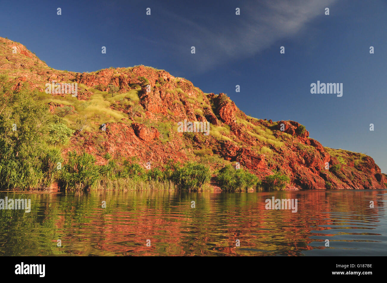 L'Ord nel fiume Kununurra, Australia occidentale Foto Stock