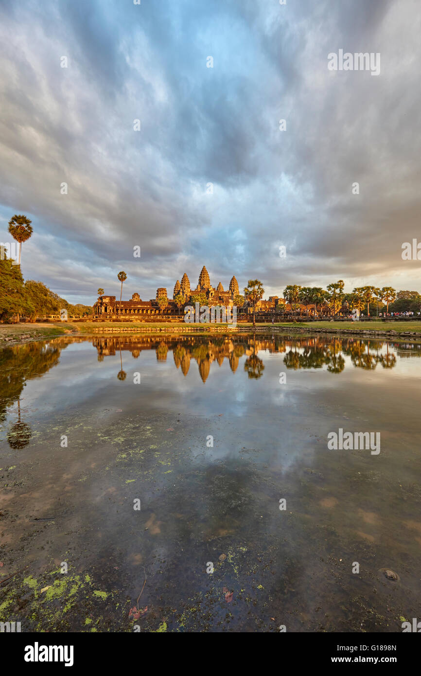 Angkor Wat, Siem Reap, Cambogia Foto Stock