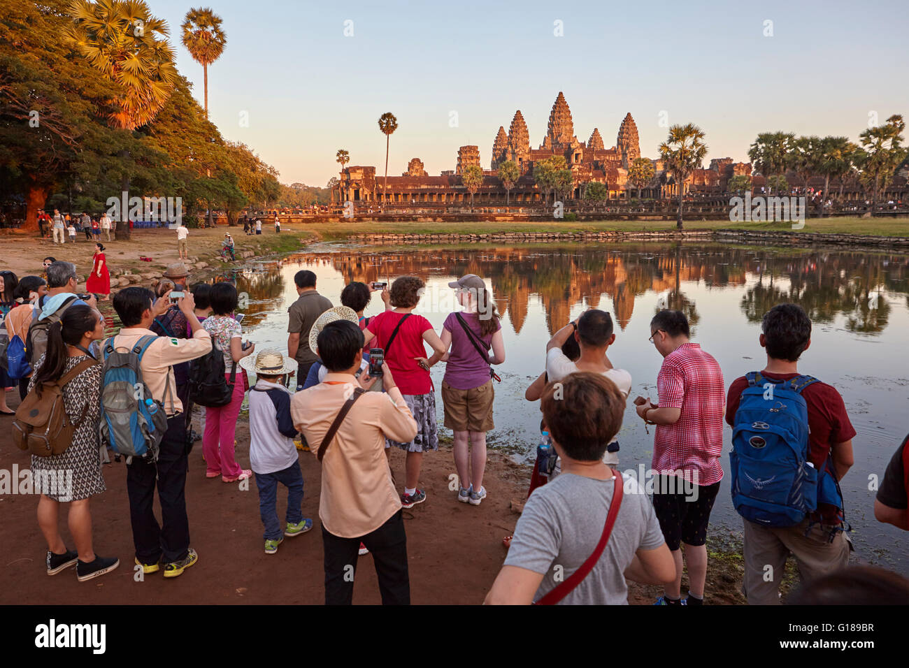 Angkor Wat, Siem Reap, Cambogia Foto Stock