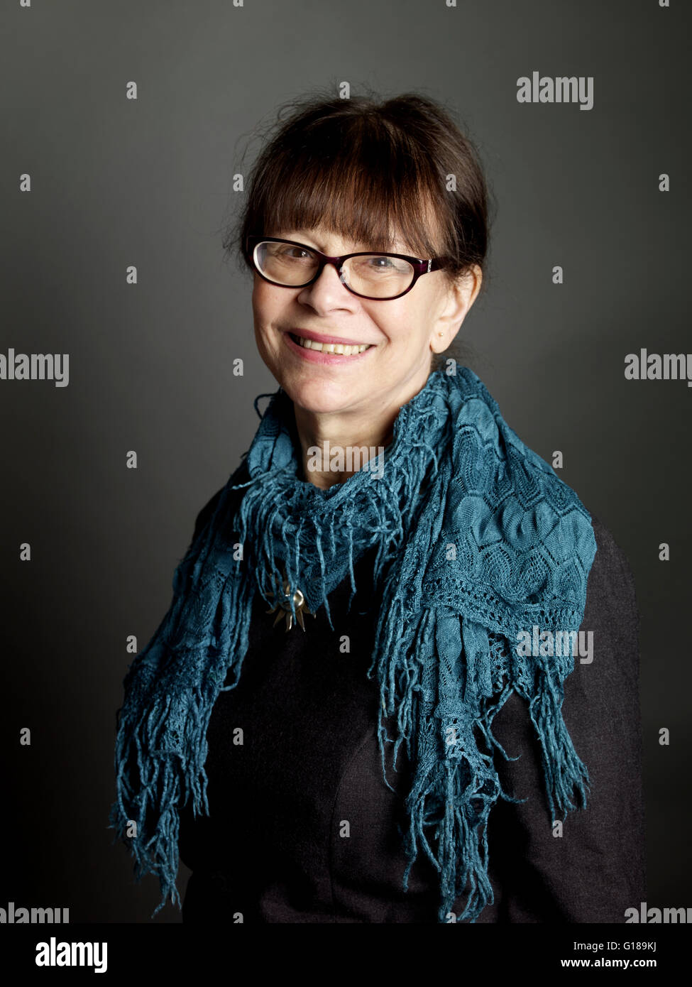 Virginia Ironside al oldie pranzo letterario 05-10-16 Foto Stock