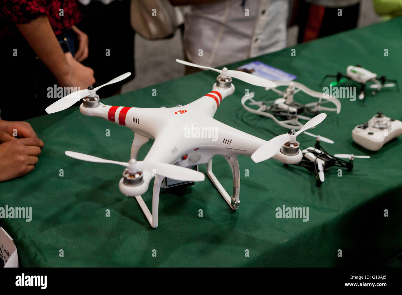 DJI Phantom fotocamera quadcopter drone - USA Foto Stock