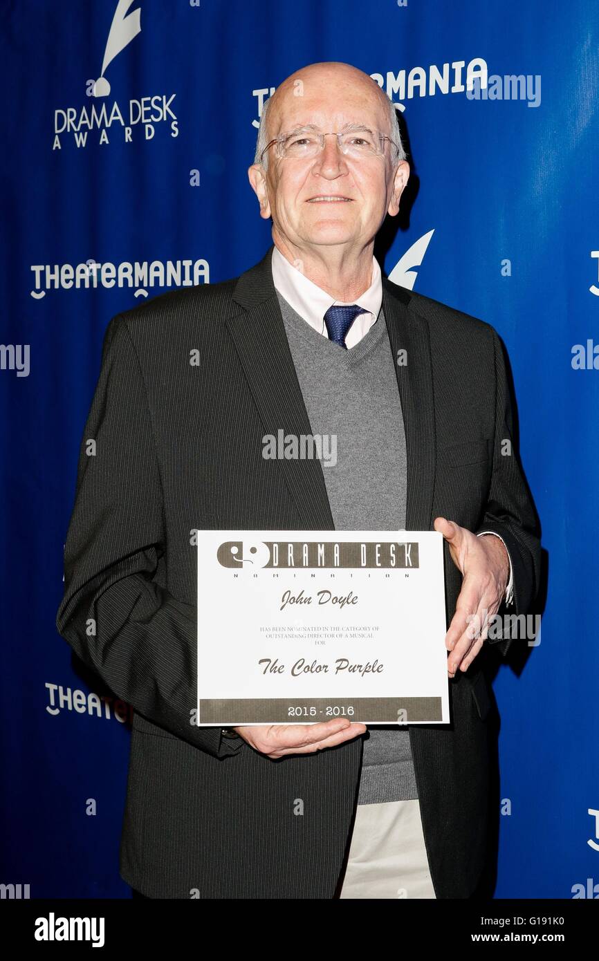 John Doyle presso gli arrivi per il 2016 Drama Desk Awards Nominees Reception, Marriott Marquis Time Square, New York, NY Maggio 11, 2016. Foto di: Abel Fermin/Everett Collection Foto Stock