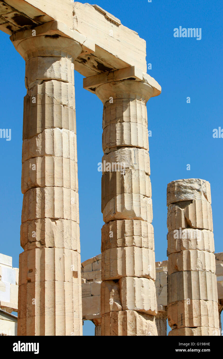 Il Partenone, Akropolis, Athen, Griechenland. Foto Stock